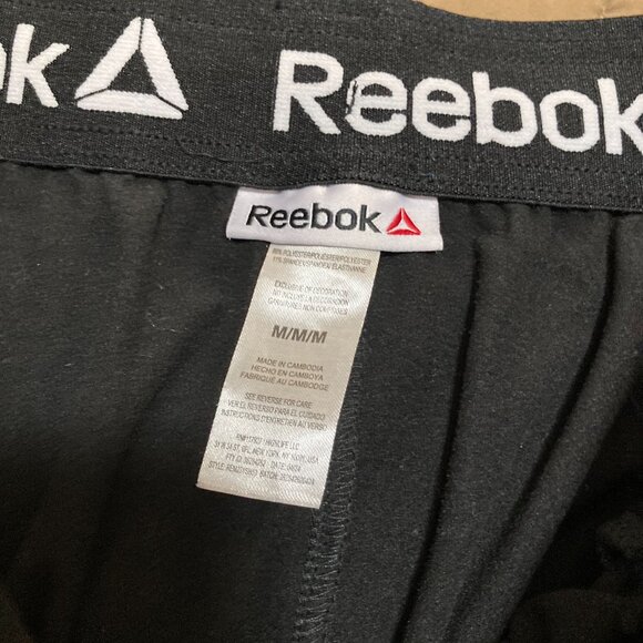 Men's Reebok Basketball Shorts Size Medium Black - Picture 4 of 5